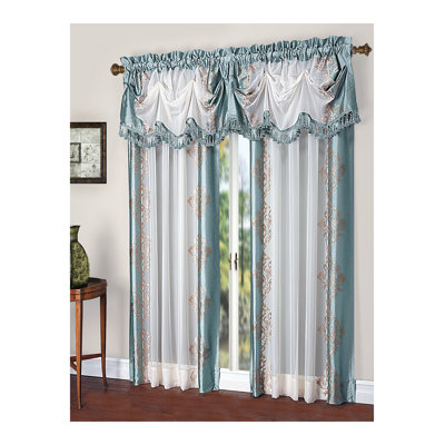 Blue Damask Curtains Amp Drapes You Ll Love In 2020 Wayfair
